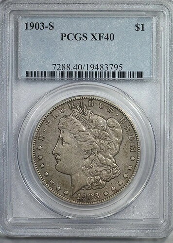 1903-S モルガン・ダラー 1ドル PCGS XF40