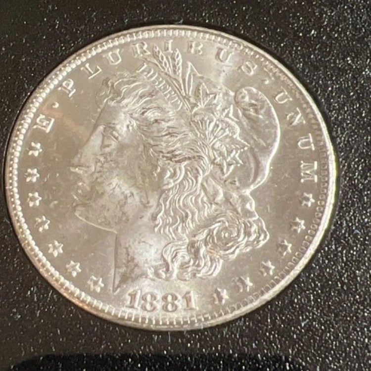 1881-CC カーソンシティ モーガン シルバードル GSA ボックス & COA 付き ロット#4