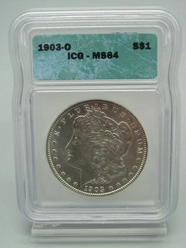1903-O モルガン銀貨 ICG MS 64