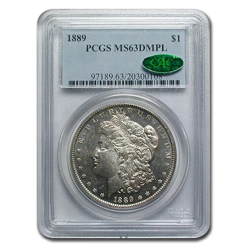 1889年 モルガン・ダラー MS-63 PCGS CAC (DMPL)