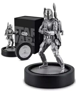 2021年ニュージーランド造幣局 シリーズ1 スターウォーズ ボバ・フェット 3Dミニチュア 150グラム シルバー 304,425円