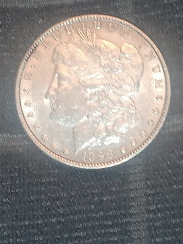 1898年 BU モルガン銀貨