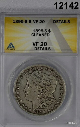 1895年 S モーガン シルバードル 希少年号 ANACS認定 VF20 クリーニング済み！ #12142｜WORLD RESOURCE【KING店】 305,910円