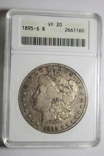 1895年 S モルガン銀貨 ANACS VF20|WORLD RESOURCE【KING店】