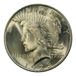 1923年ピースダラー PCGS MS-66 CAC|WORLD RESOURCE【KING店】