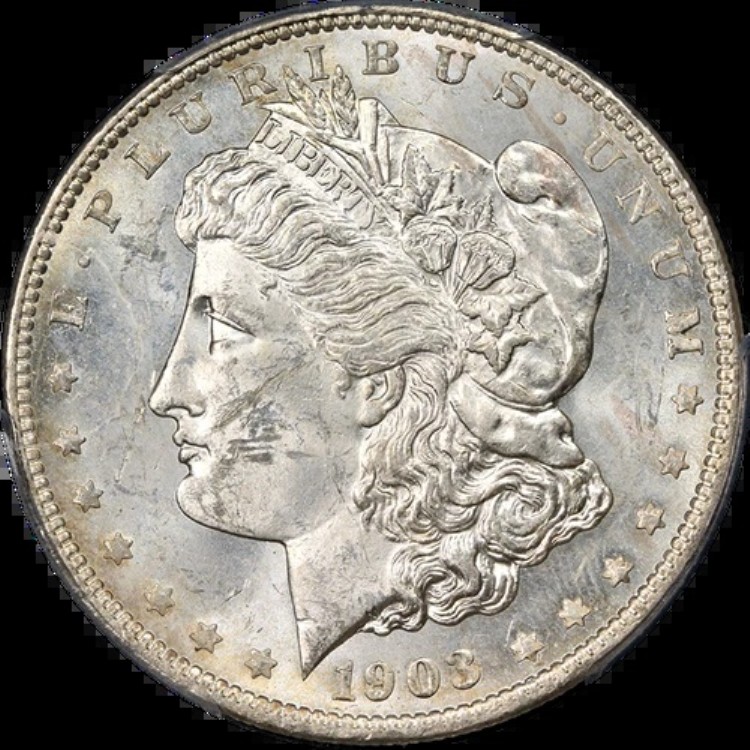 1903-O モルガン銀貨 PCGS MS61 光沢あり 強打|WORLD RESOURCE【KING店】