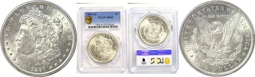1891-CC 1ドル モルガン・ダラー PCGS MS-61｜WORLD RESOURCE【KING店】