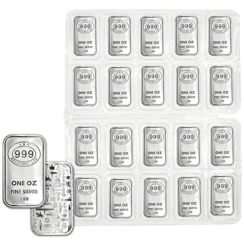 20枚 1オンス シルバーバー JBR Recovery Ltd - 999 Fine Icons of Britain｜WORLD RESOURCE【KING店】