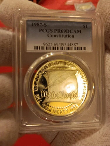 1987-S PCGS PR69DCAM コンスティテューションシルバーダラー PCGS|WORLD RESOURCE【KING店】