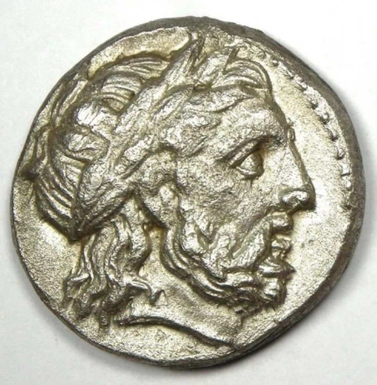フィリップ3世 AR テトラドラクマ フィリップ2世様式 ゼウス銀貨 紀元前323-317年 - XF (EF)｜WORLD RESOURCE【KING店】