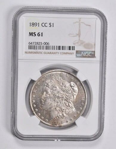 MS61 1891-CC モルガン銀貨 NGC *3716|WORLD RESOURCE【KING店】