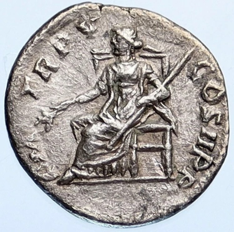セプティミウス・セウェルス 193-211 古代ローマ銀貨 PAX Peace i115310|WORLD RESOURCE【KING店】