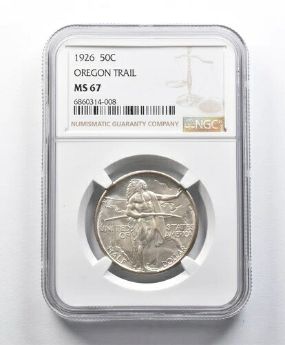 MS67 1926年オレゴントレイル記念ハーフドル NGC *9978|WORLD RESOURCE【KING店】