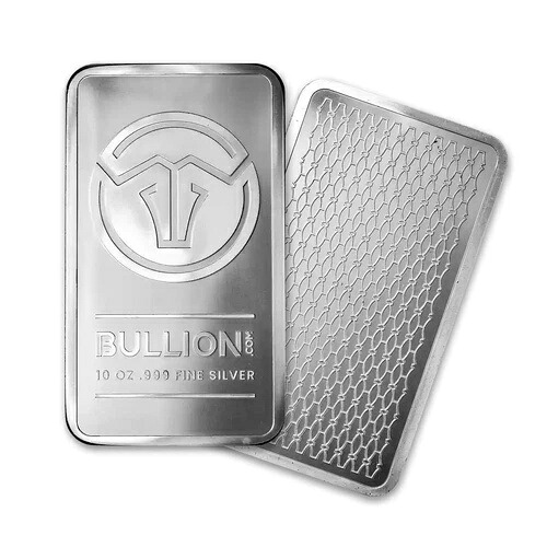 10オンス シルバー ブル ロゴ ストラック バー - 合計2本｜WORLD RESOURCE【KING店】 308,385円