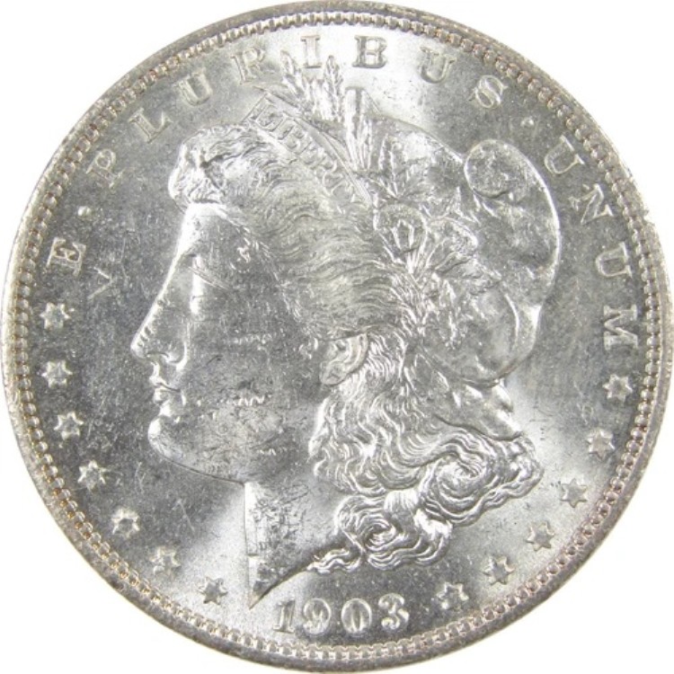 1903年 O モルガン・ダラー 未流通銀貨 1ドル SKU:I18884|WORLD RESOURCE【KING店】