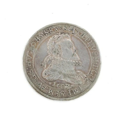 コイン ターラー ルドルフ2世 1607 ハプスブルク家 銀貨｜WORLD RESOURCE【KING店】