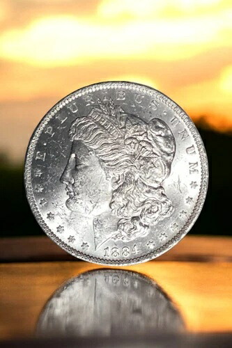 1884-O モルガン銀貨 ジェムブリリアント 未流通 ミントステート