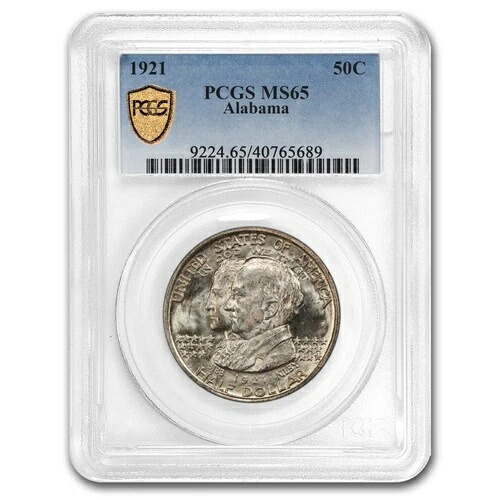 1921年アラバマ州建国100周年記念ハーフ MS-65 PCGS