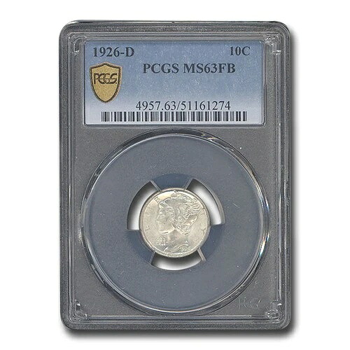 1926-D マーキュリーダイム MS-63 PCGS (FB)