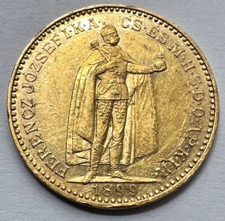 楽天市場】ハンガリー 5コロナ銀貨 1907年 フランツ・ヨーゼフ1世戴冠