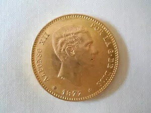 1877年 25ペセタ金貨｜WORLD RESOURCE【KING店】