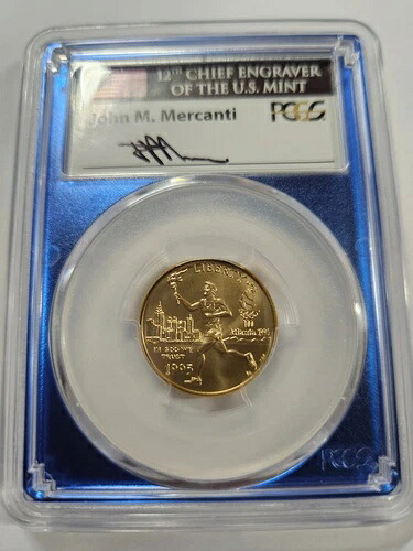 ?? 1995-W PCGS MS69 $5.00 金貨記念トーチランナー ジョン・マーカンティ｜WORLD RESOURCE【KING店】