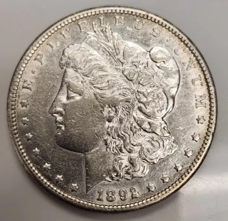 1892-CC モルガン銀貨 $1 カーソンシティ AU/BU 詳細付き｜WORLD RESOURCE【KING店】