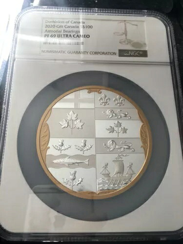 2020 アーモリアル ベアリング 10 Tr. オンス 99.99 シルバー $100 NGC PF-69 UC 説明をご覧ください。｜WORLD RESOURCE【KING店】