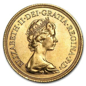 1974-1982 イギリス ゴールドソブリン エリザベス2世 BU｜WORLD RESOURCE【KING店】