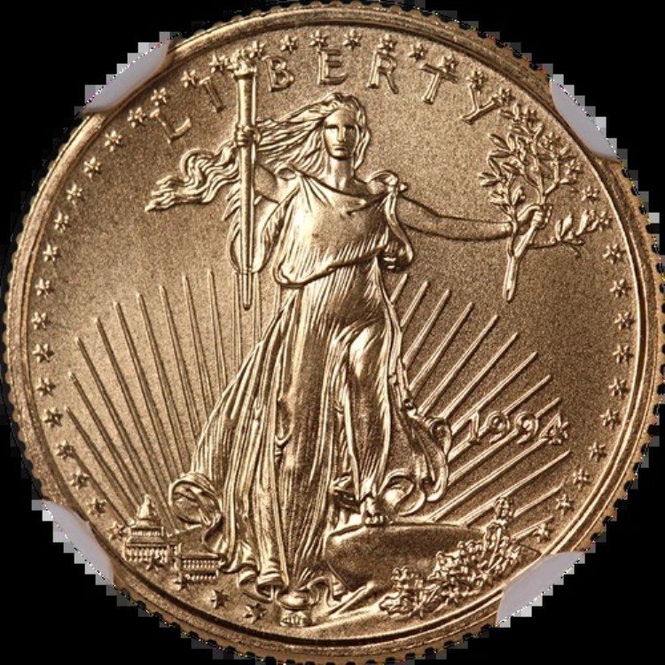 1994年 ゴールド アメリカンイーグル 5ドル NGC MS70 ブラウンラベル - 在庫あり｜WORLD RESOURCE【KING店】