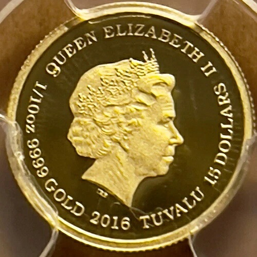 2016年 P $15 PCGS PR70 DCAM 1/10オンス ゴールド ツバル イーグル レーガン レガシーシリーズ｜WORLD RESOURCE【KING店】