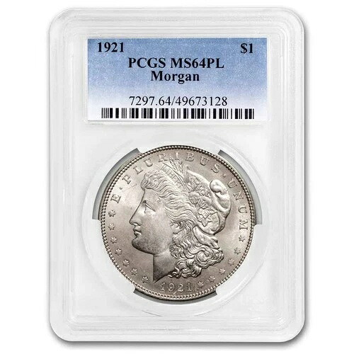 1921年 モルガン・ダラー MS-64 PCGS（プルーフライク）