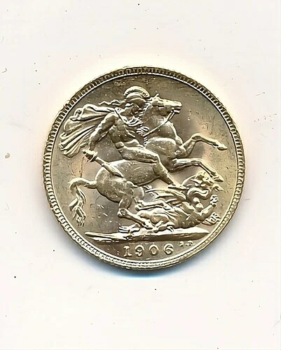1906年英国ソブリン金貨 100%オリジナル光沢仕上げ - 送料無料｜WORLD RESOURCE【KING店】