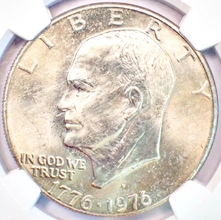 1976-D アイゼンハワー タイプ 2 ドル アイク 1 ドル コイン - NGC MS67 認定 - 3,000 ドル相当!｜WORLD RESOURCE【KING店】