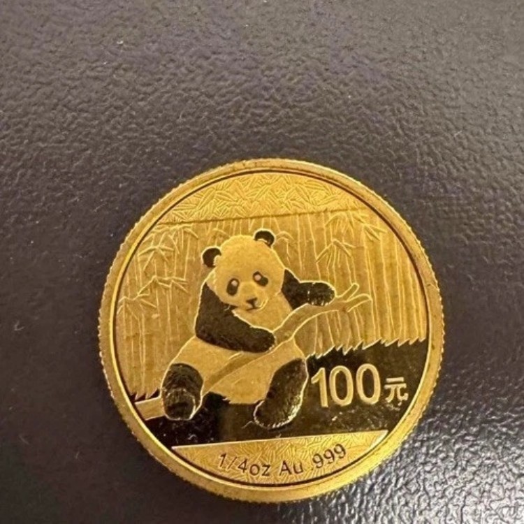 中国 2014 金貨 1/4オンス パンダ 100元 オリジナルミントシール BU