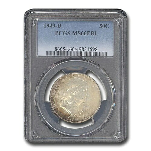 1949-D フランクリン ハーフダラー MS-66 PCGS (FBL)