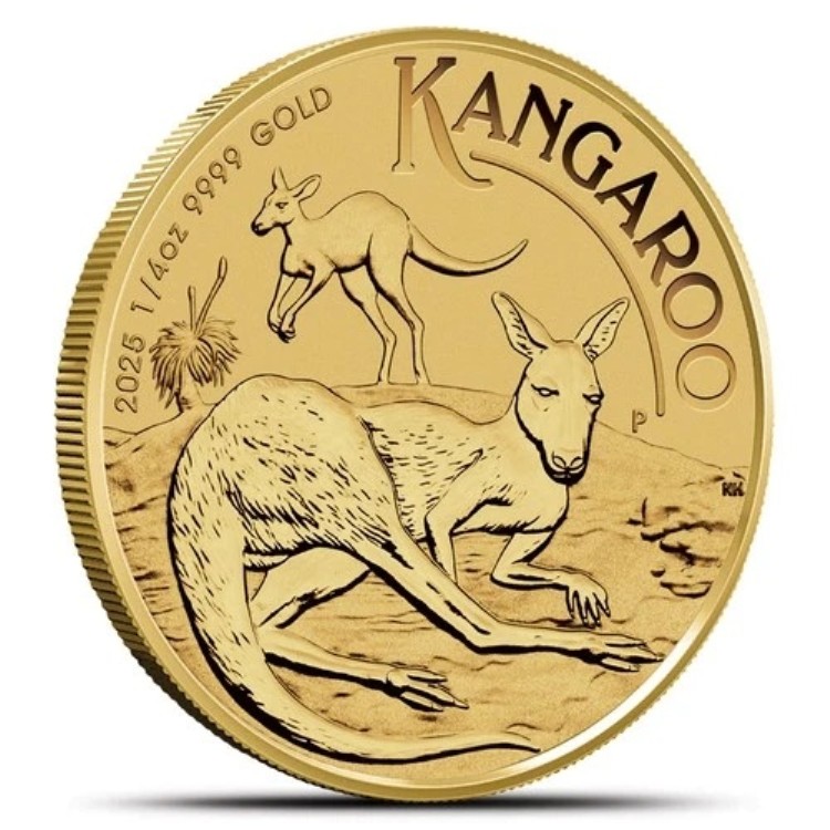 2025年 1/4オンス オーストラリア カンガルー金貨 (BU)