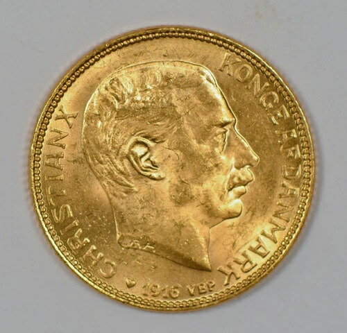 楽天市場】DENMARK デンマーク 10クローネ 金貨 1909 スラブ入り NGC