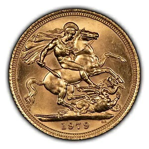 1979年 イギリス ソブリン金貨 - .2355 AGW - SKU-G1940
