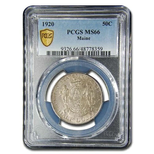 1920年 メイン州センテニアルハーフダラー MS-66 PCGS(トーン付き)|WORLD RESOURCE【KING店】