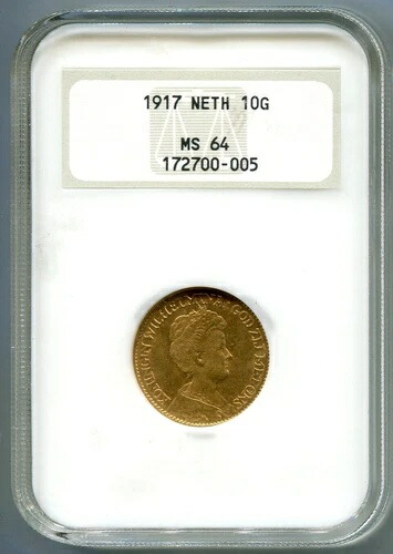 楽天市場】NETHERLAND オランダ 10ギルダー 金貨 1897 ヴィルヘルミナ