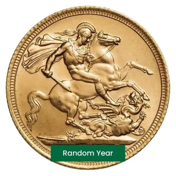 英国金ソブリン金貨平均流通量 - ランダム年 (0.2354 オンス)｜WORLD RESOURCE【KING店】