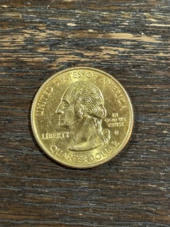 ノベルティ金メッキ州25セント硬貨USA 2003D「アラバマ ヘレン ケラー」(1)|WORLD RESOURCE【KING店】