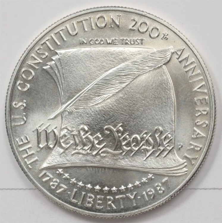 楽天市場】1987年 アメリカ 合衆国憲法制定200周年 記念貨幣 5