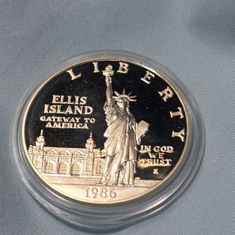 楽天市場】【プルーフセット】アメリカ 自由の女神 1ドルプルーフ銀貨