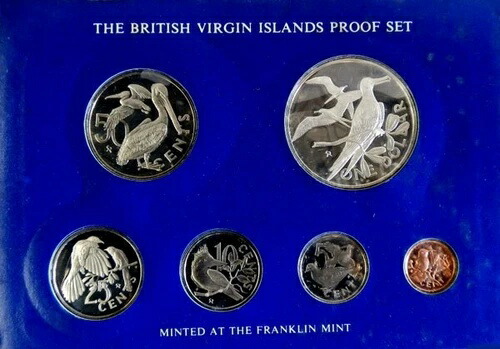 楽天市場】1978 英領バージン諸島 6 コイン プルーフ セット (箱と COA