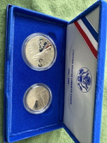 楽天市場】自由の女神像 1986年 記念コインセット シルバー 1ドル