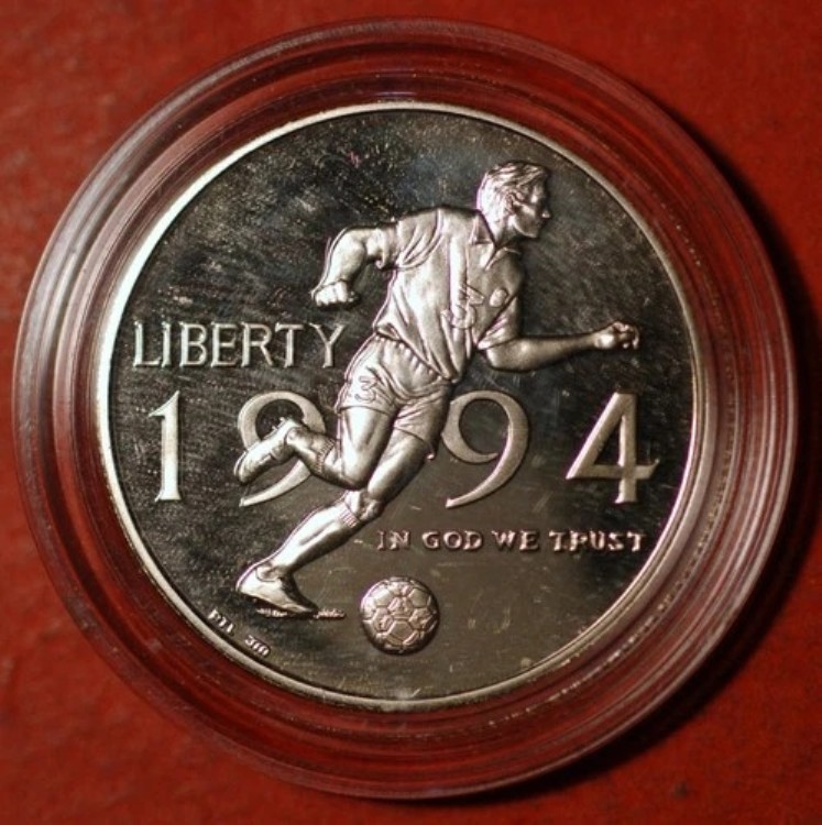 マーシャル諸島　50ドル銀貨　ワールドカップアメリカドル　1994 slv999 楽天市場】アメリカ サッカーワールドカップ アメリカ大会 1ドル