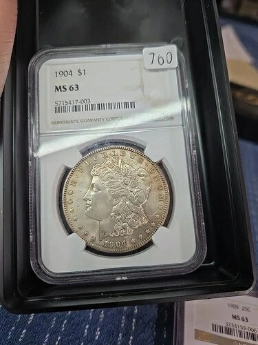 アメリカ合衆国 ? 1904-O 銀貨 ? NGC MS-63