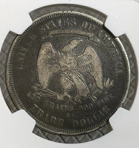 1875 CC 米国貿易ドル NGC VG
